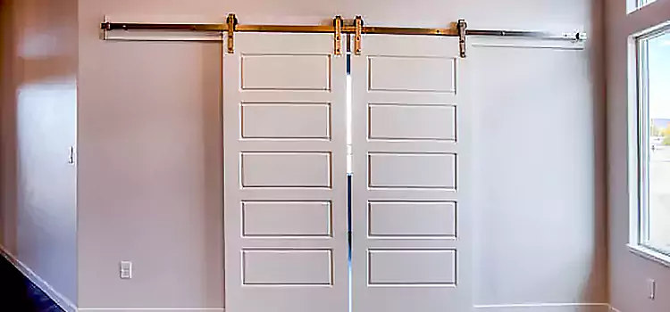 Glass Barn Door with Installation Hardware Kit Fort Wayne