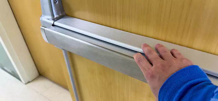 Installing a Push Bar on a Door Fort Wayne